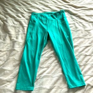 teal fila leggings